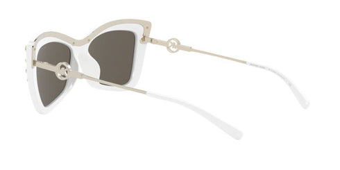 Michael Kors Women Square Sunglasses MK2128B-3346/3(55) White
